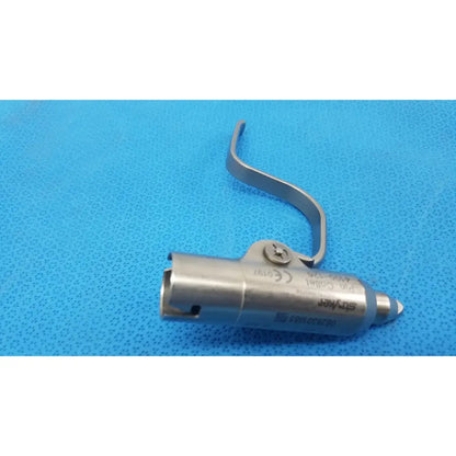 Stainless steel stryker instruments pin collet 4100-126 with curved handle and engraved markings for precision use