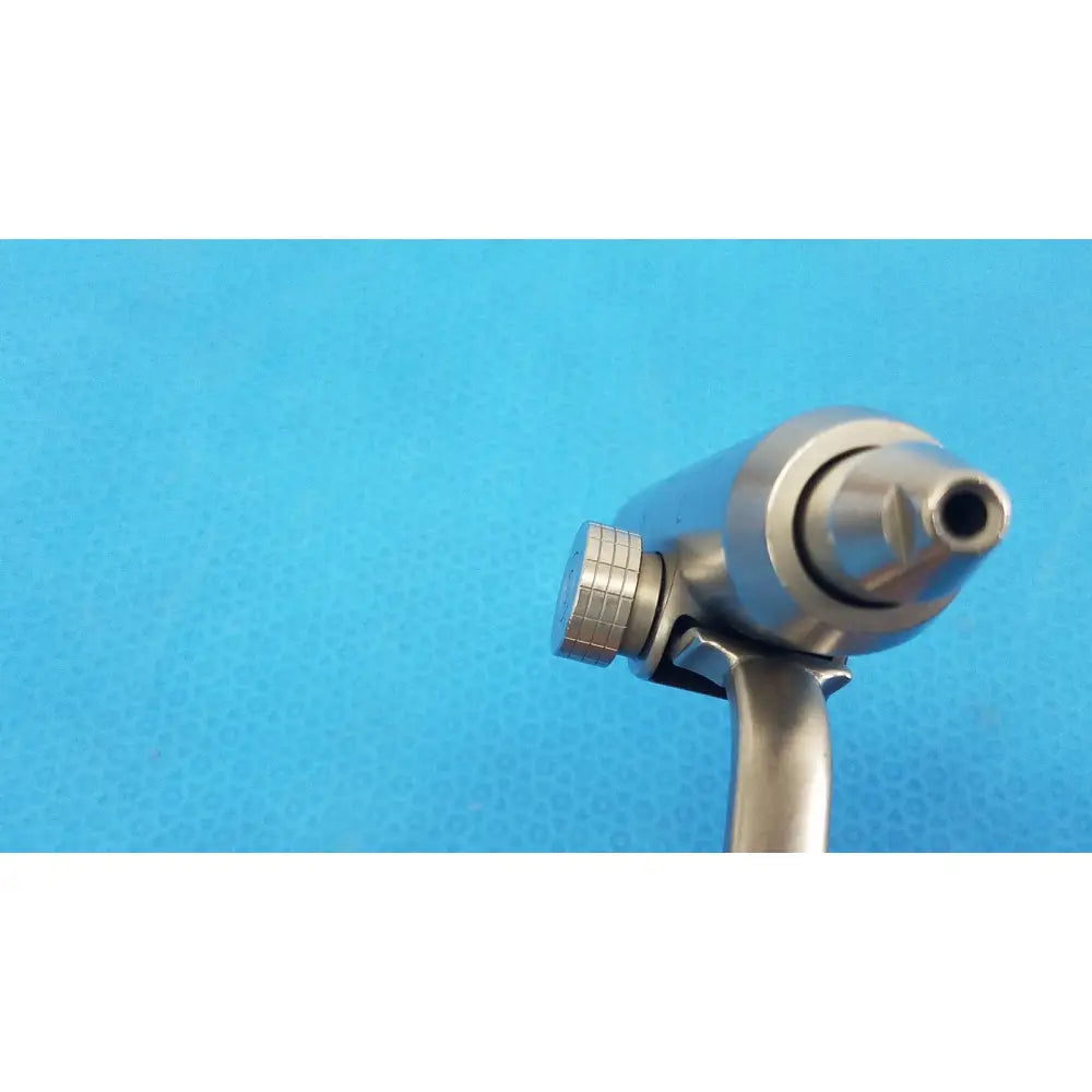Silver stryker instruments pin collet 4100-126 with textured knob and polished metallic finish surgical instrument
