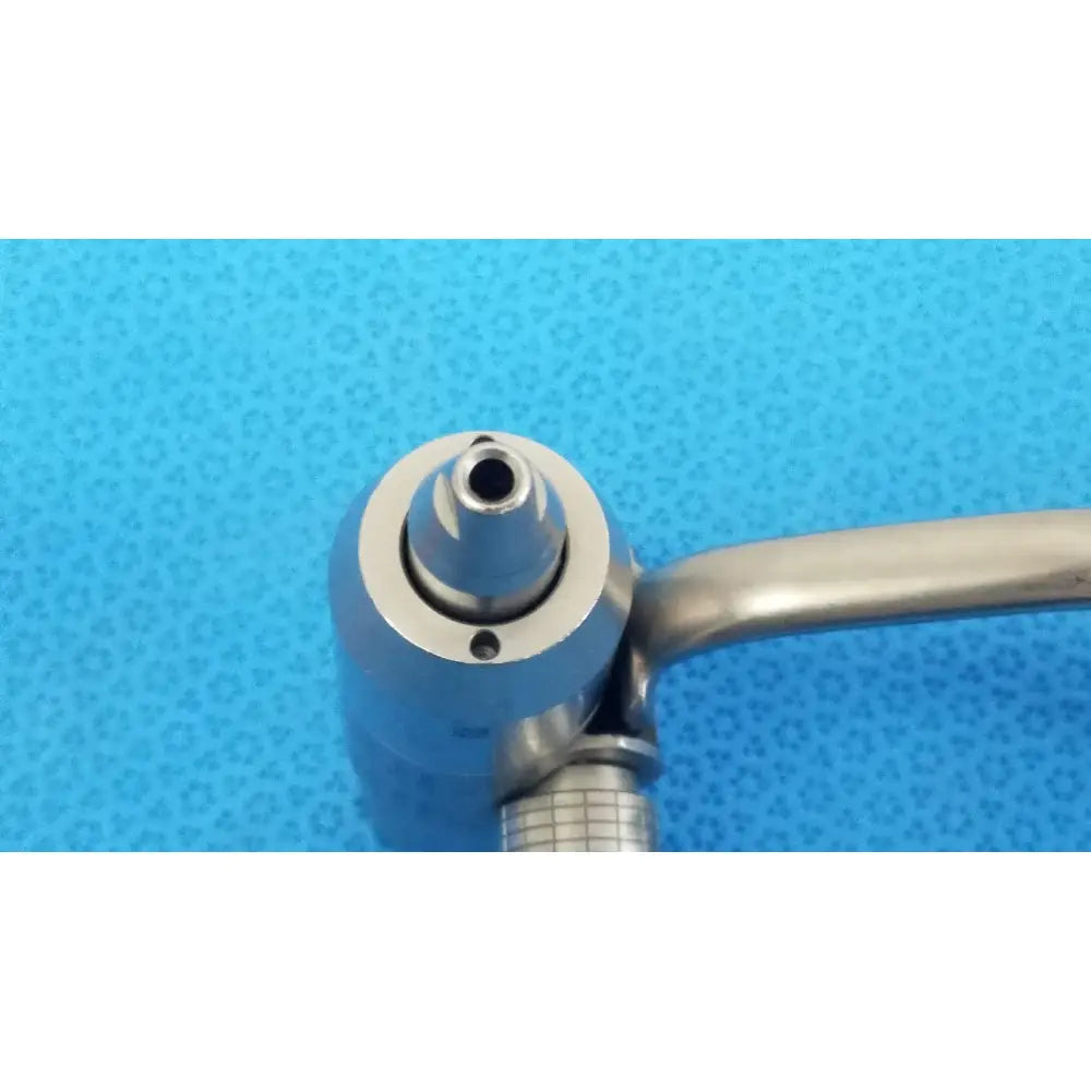 Silver surgical drill bit with cylindrical shaft and threaded collar for stryker instruments pin collet 4103-126
