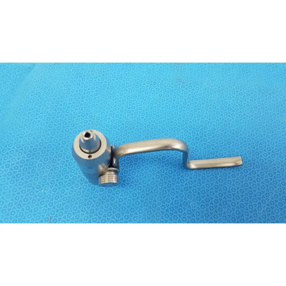Stainless steel stryker instruments pin collet surgical handpiece with curved handle and textured adjustment knob