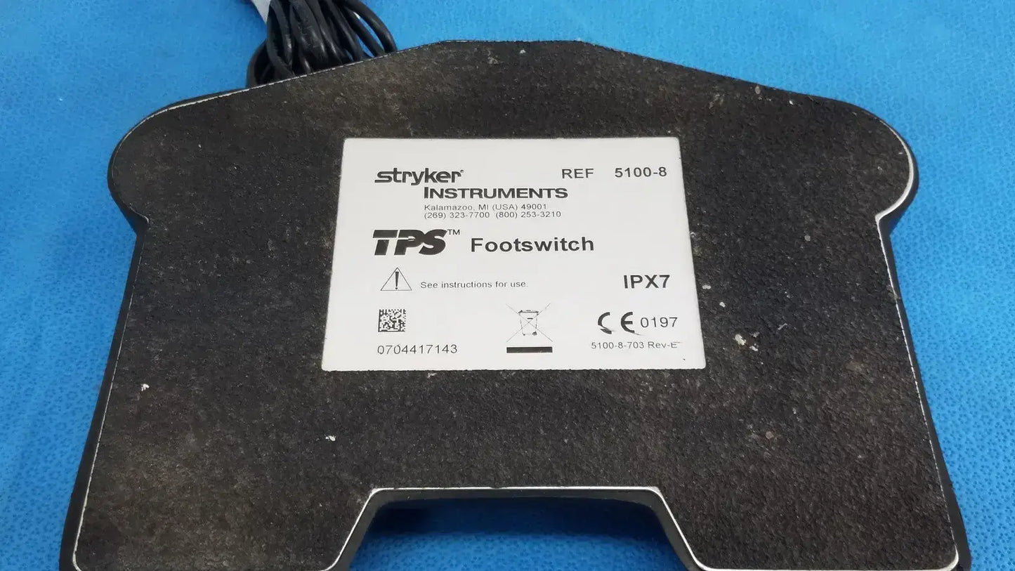 Stryker IPX7 5100-8 Foot Pedal Switch Foot Pedal Switch, second-hand product photo 7