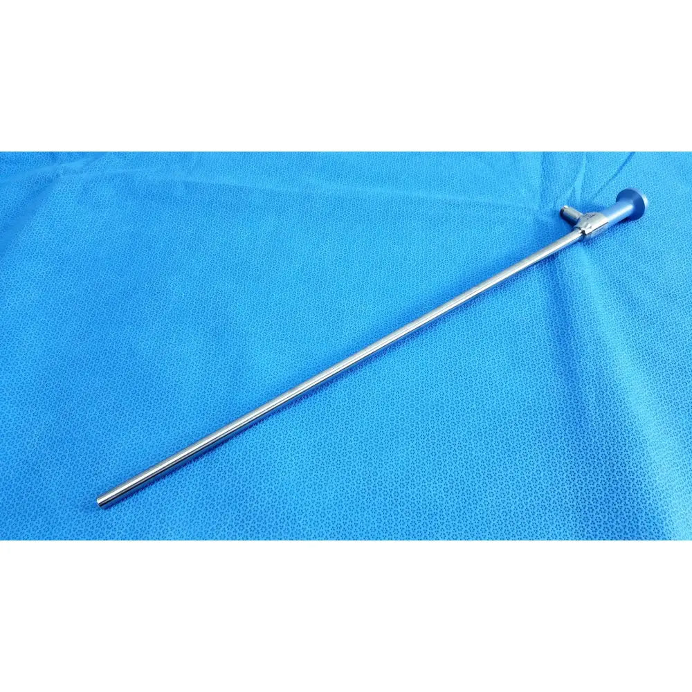 Silver stryker lot autoclavable 10mm 134ºc surgical endoscope with slender metallic shaft and capped tip