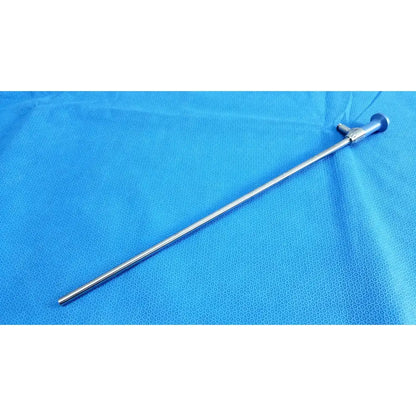 Silver stryker lot autoclavable 10mm 134ºc surgical endoscope with slender metallic shaft and capped tip