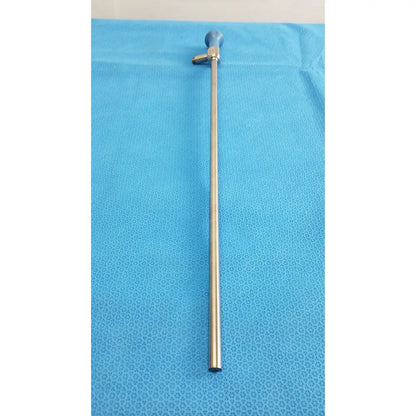 Stainless steel stryker lot of 2 autoclavable 134ºc scope with blue-tipped handle and sterilization tray
