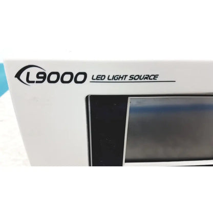 White box with black l9000 led light source branding on stryker precision light source surgical illumination unit