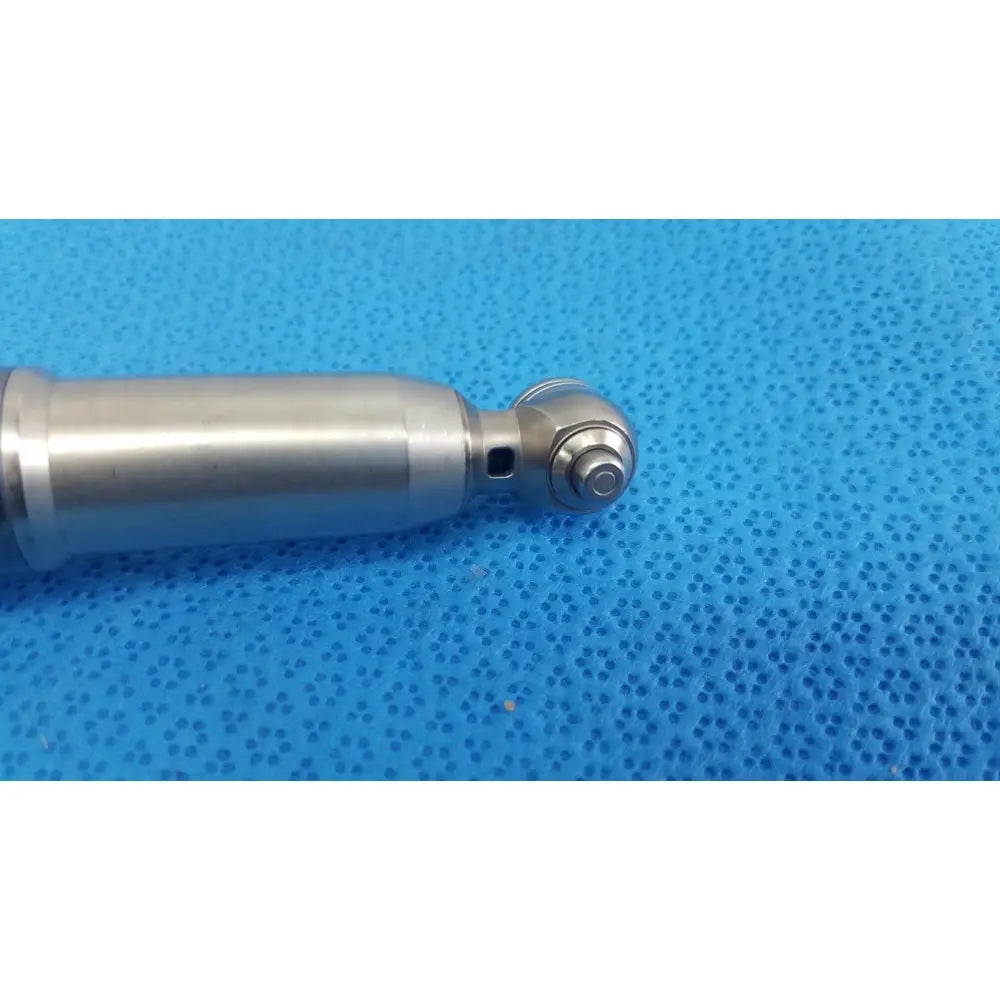 Silver surgical drill bit with polished metallic finish and precision-engineered rounded tip for stryker remb electric sagittal saw