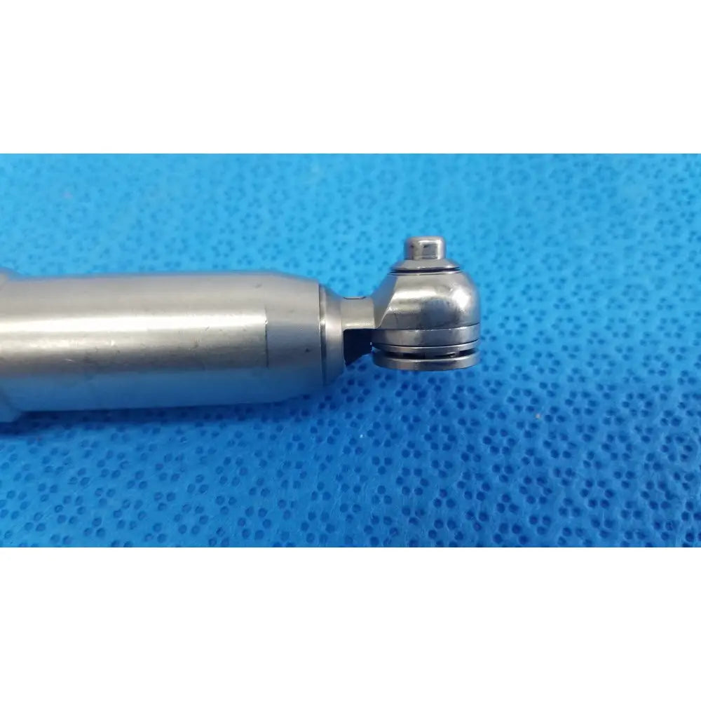 Silver surgical drill bit with polished metallic finish and ball joint tip for stryker remb electric sagittal saw
