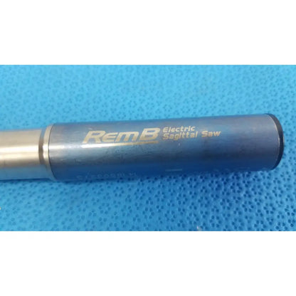 Stryker remb electric sagittal saw in blue and silver with engraved branding for precise surgical cutting