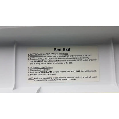 Stryker S3 Med-Surg Bed Footboard Control Panel Assembly - Bed control panel assembly
