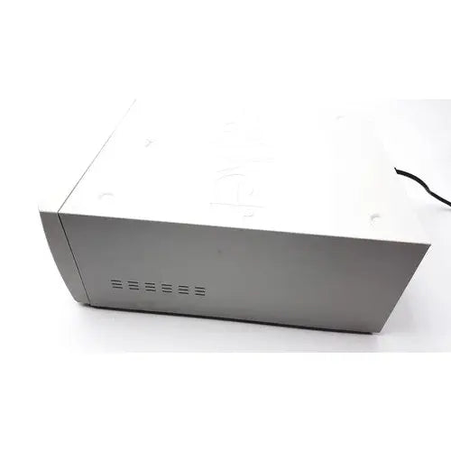 Silver-colored rectangular stryker sdc ultra hd information management system with matte finish and side ventilation slits