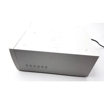 Silver-colored rectangular stryker sdc ultra hd information management system with matte finish and side ventilation slits