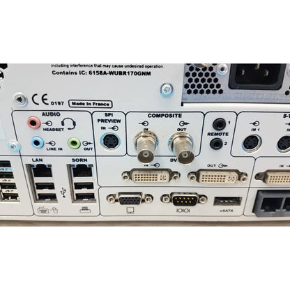 White sdc3 hd digital capture unit rear panel with multiple ports for capture unit information management system