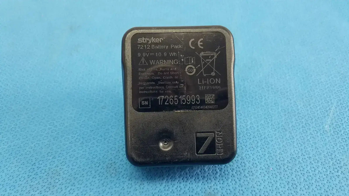Stryker SmartLife 7212 Li-Ion Battery Pack Battery Pack, second-hand product photo 8