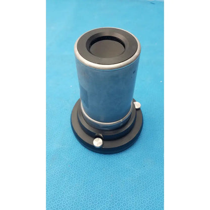 Black and silver cylindrical stryker strykecam 2 in- light camera with matte finish central aperture and mounting screws
