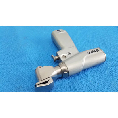 Stryker system 7 sagittal saw handpiece 7208-000-000 silver surgical drill with ergonomic design for reuse medical orthopedic instruments