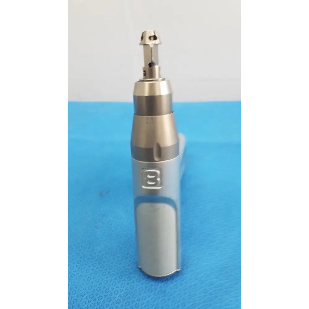 Silver metallic surgical handpiece with textured grip for stryker system 8 sternum saw reuse medical orthopedic instruments