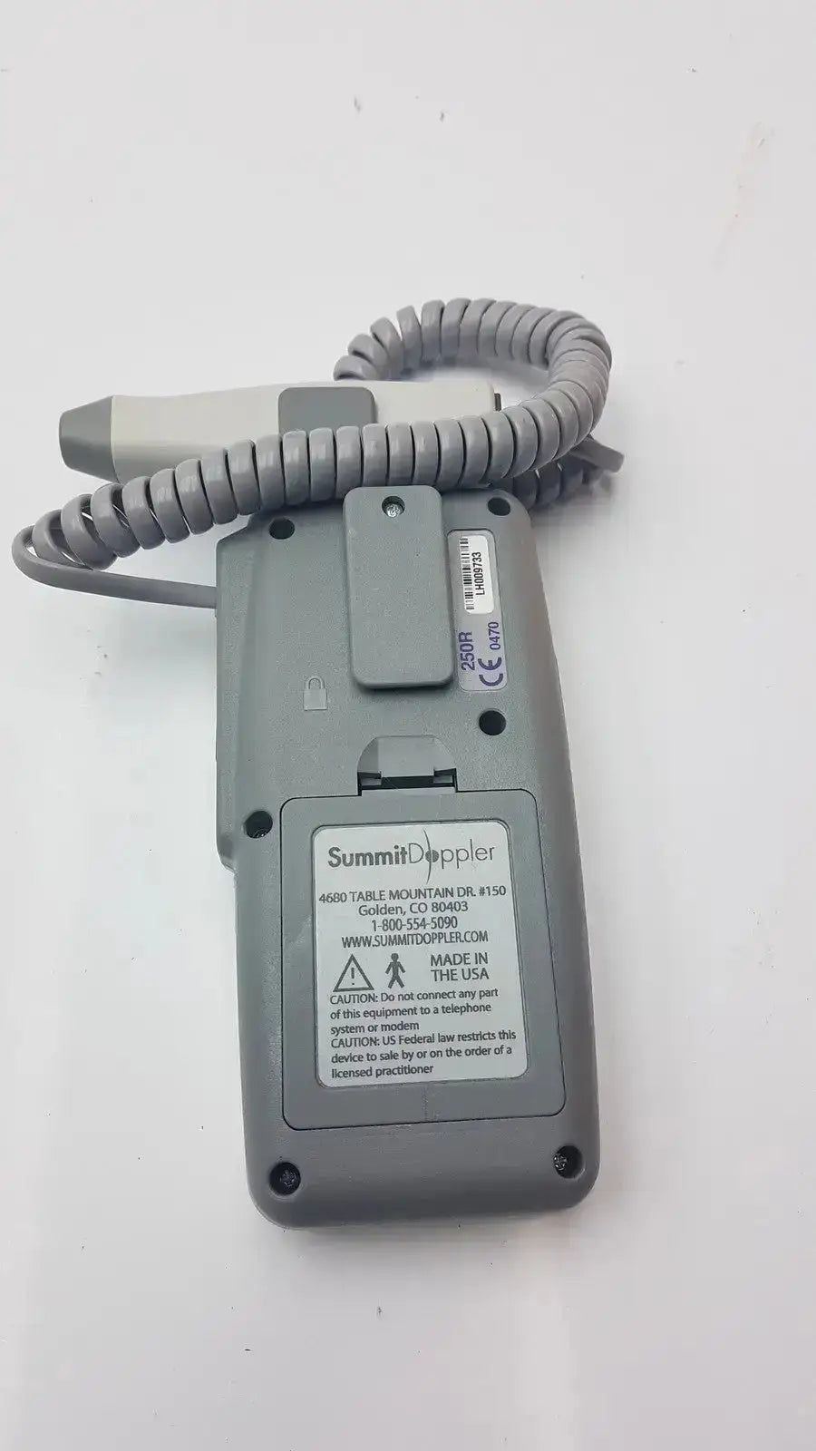 Summit Doppler SummiIt DoppLler L250AR LiIfeDop with 2 MHz Probe Fetal Doppler, second-hand product photo 6