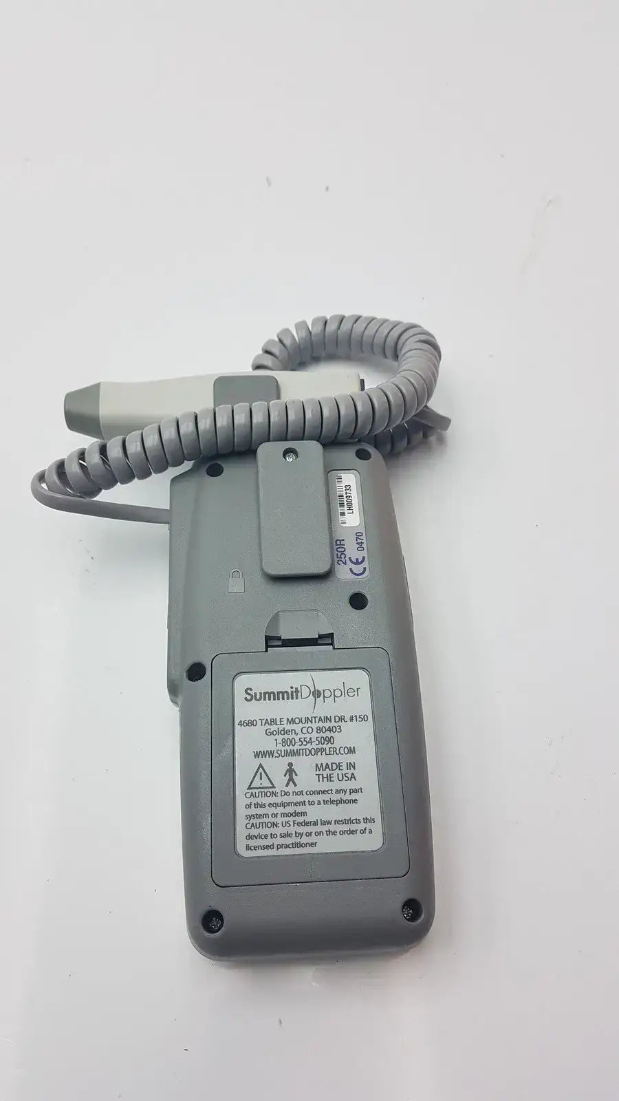 Summit Doppler SummiIt DoppLler L250AR LiIfeDop with 2 MHz Probe Fetal Doppler, second-hand product photo 5