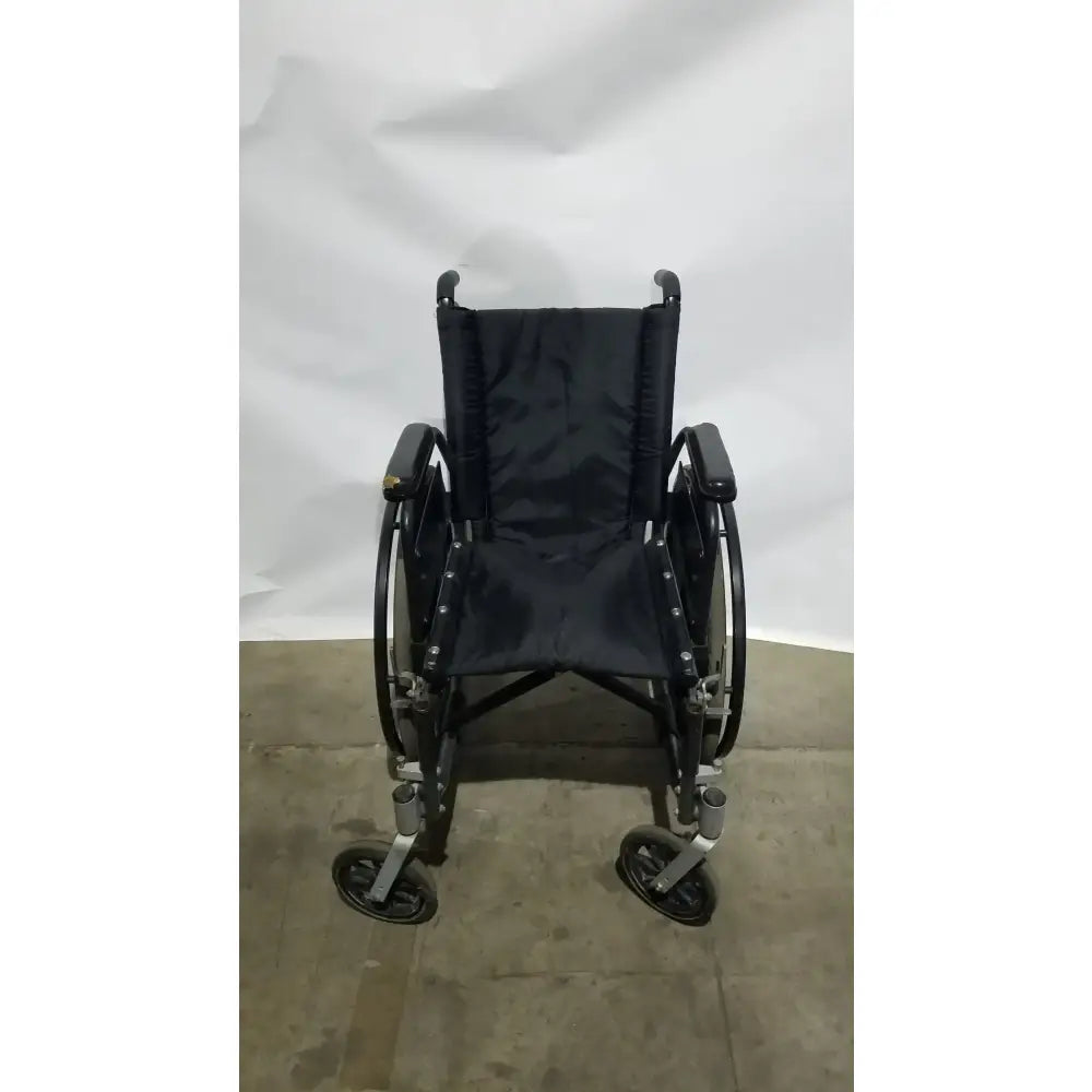 Reuse Medical Equipment Sunmark Folding Manual Wheelchair - Durable Black Padded Comfort Seat Manual Wheelchair, second-hand product photo 19