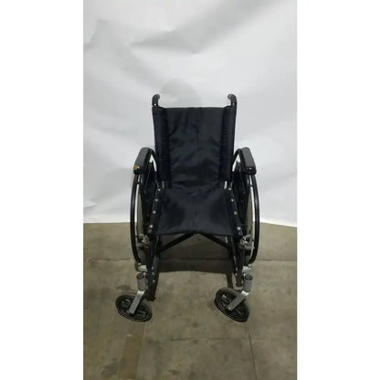 Reuse Medical Equipment Sunmark Folding Manual Wheelchair - Durable Black Padded Comfort Seat Manual Wheelchair, second-hand product photo 19