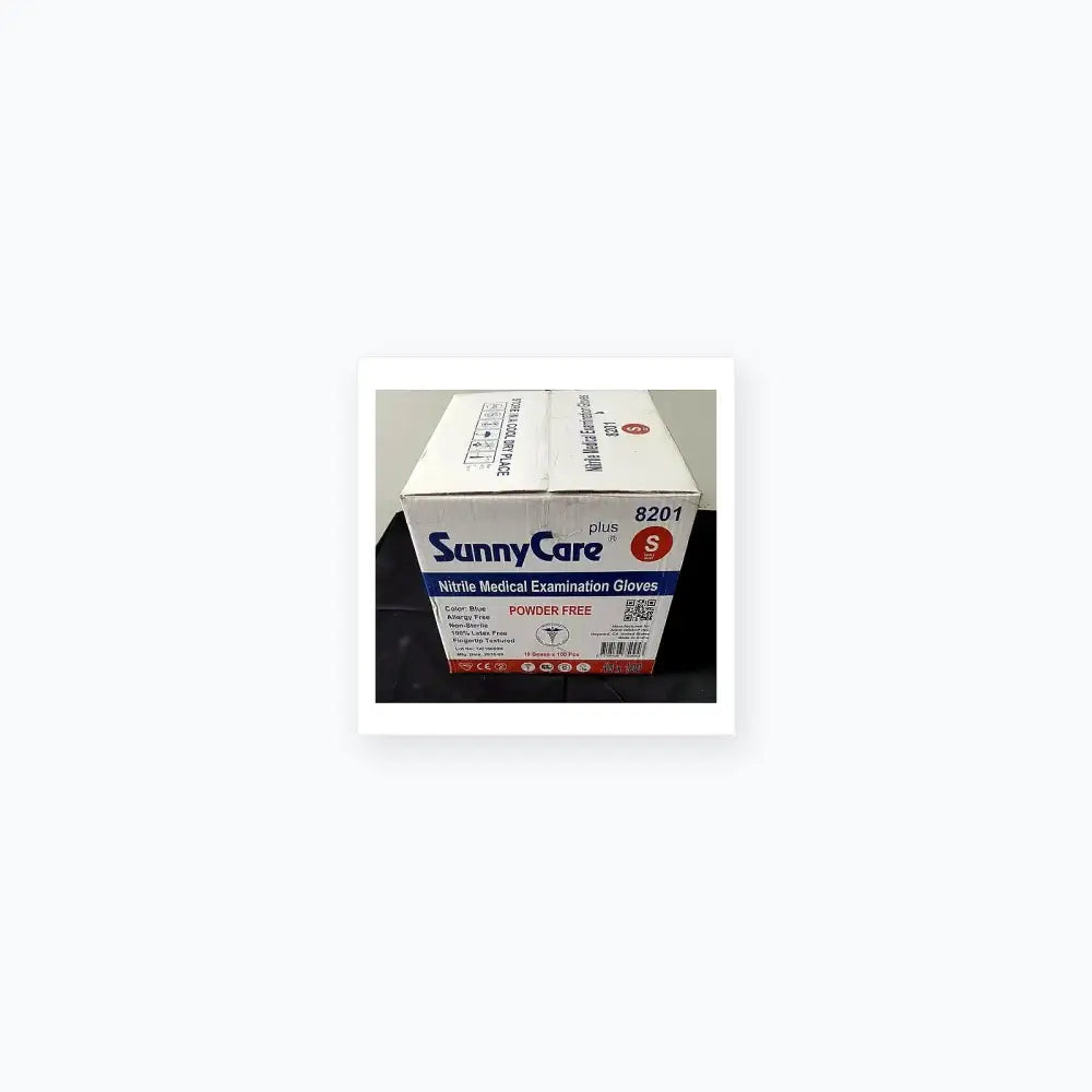 SunnyCare Plus 8201 Nitrile Medical Examination Gloves Power Free Small Medical Examination Gloves, second-hand product photo 4