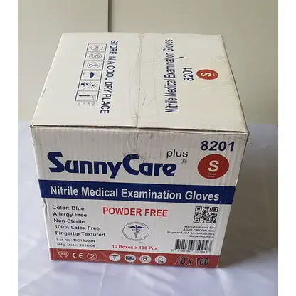 SunnyCare Plus 8201 Nitrile Medical Examination Gloves Power Free Small Medical Examination Gloves, second-hand product photo 6