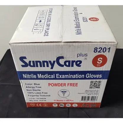 SunnyCare Plus 8201 Nitrile Medical Examination Gloves Power Free Small Medical Examination Gloves, second-hand product photo 4