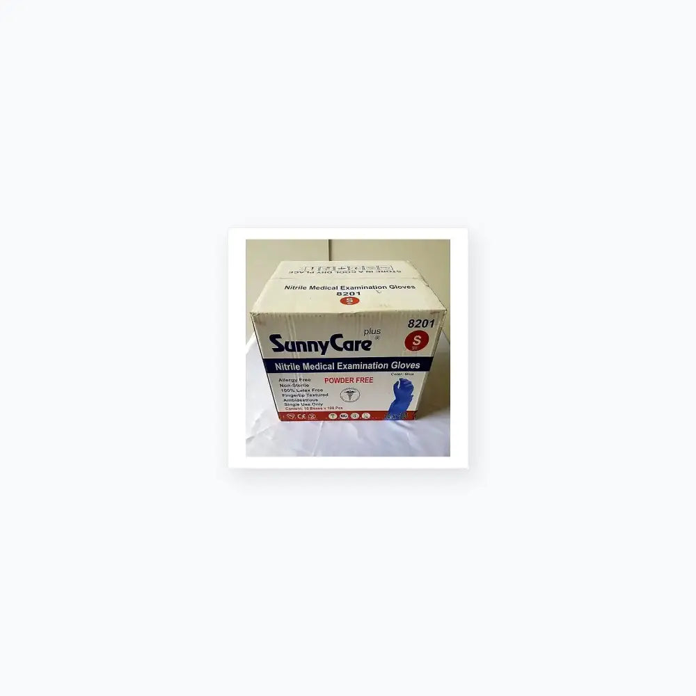SunnyCare Plus 8201 Nitrile Medical Examination Gloves Power Free Small Medical Examination Gloves, second-hand product photo 5