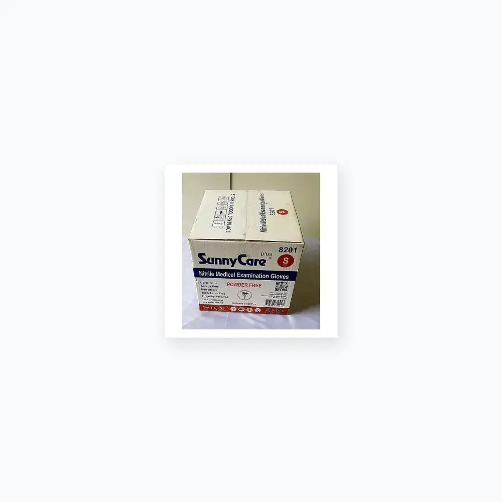 SunnyCare Plus 8201 Nitrile Medical Examination Gloves Power Free Small Medical Examination Gloves, second-hand product photo 6