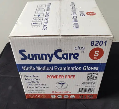SunnyCare Plus 8201 Nitrile Medical Examination Gloves Power Free Small Medical Examination Gloves, second-hand product photo 4