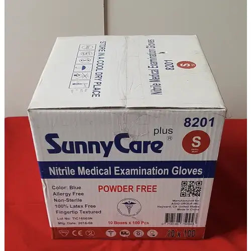 SunnyCare Plus 8201 Nitrile Medical Examination Gloves Power Free Small Medical Examination Gloves, second-hand product photo 2