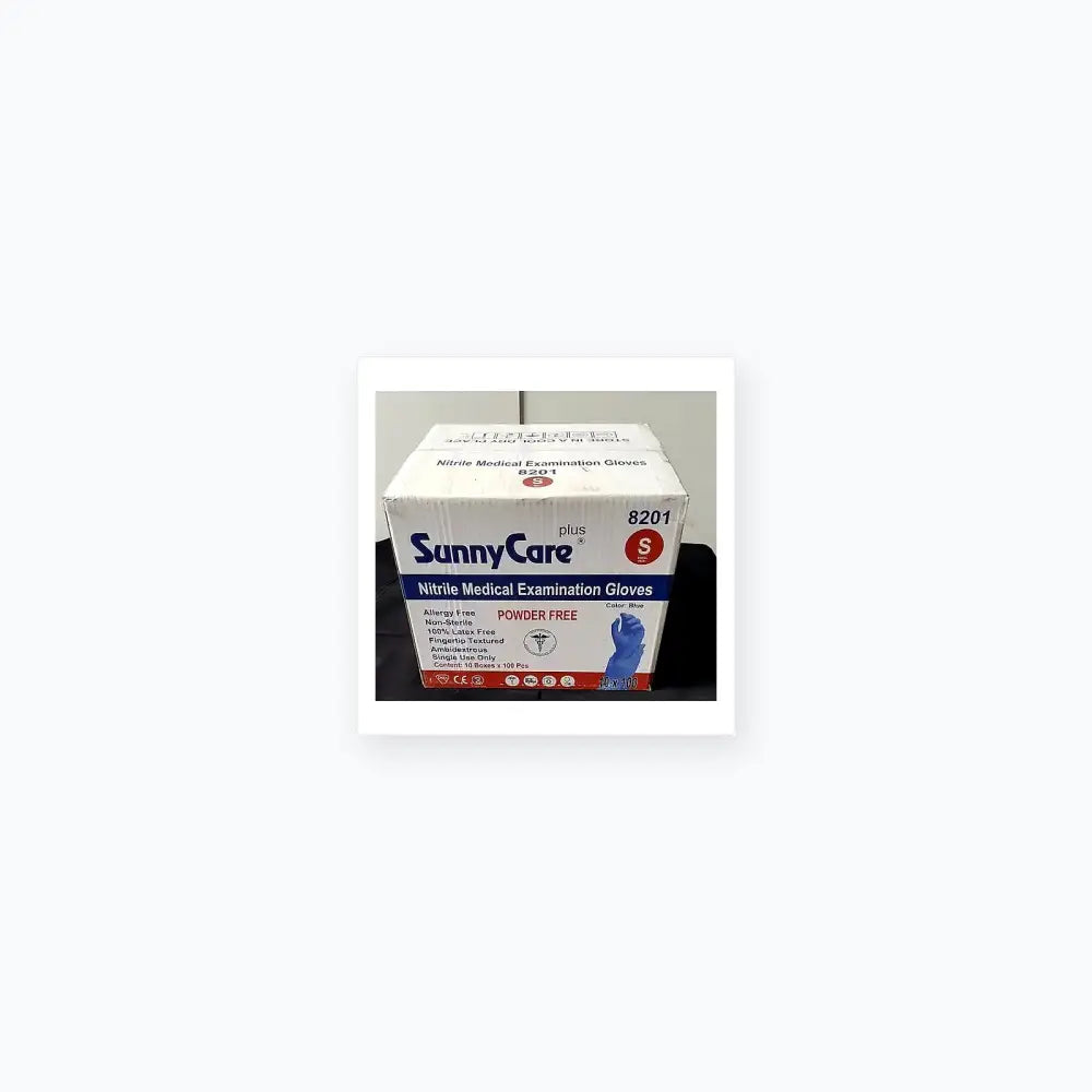 SunnyCare Plus 8201 Nitrile Medical Examination Gloves Power Free Small Medical Examination Gloves, second-hand product photo 3