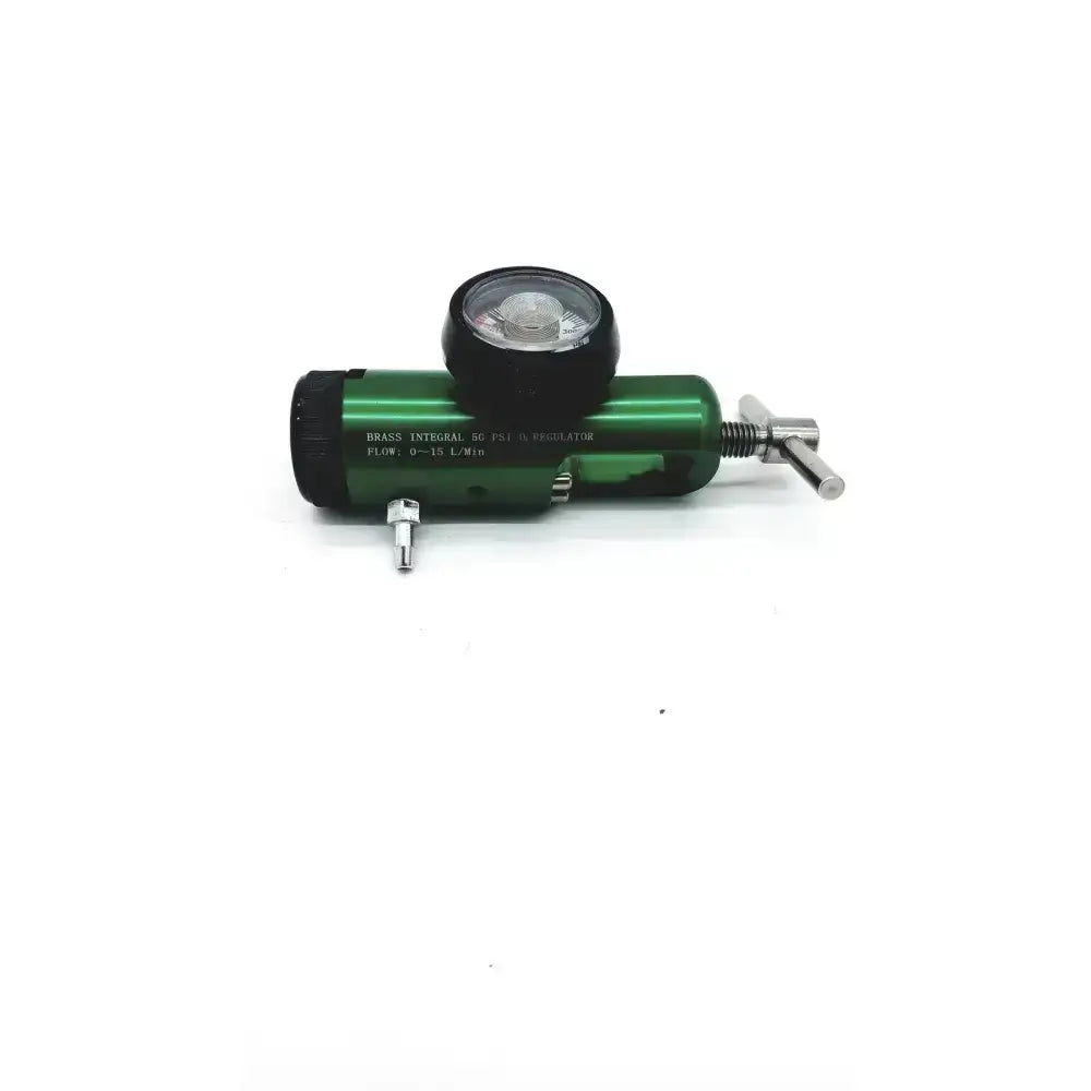Sunset Healthcare Solutions Sunset Brass Integral 50 PSI 02 Regulator Flow 0-15 L/Min Oxygen Regulator, as-is (for parts) product photo 3