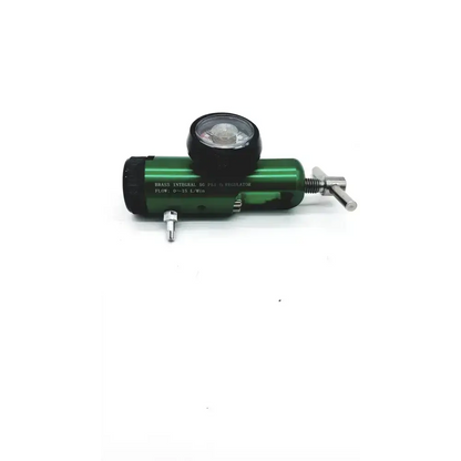 Sunset Healthcare Solutions Sunset Brass Integral 50 PSI 02 Regulator Flow 0-15 L/Min Oxygen Regulator, as-is (for parts) product photo 3