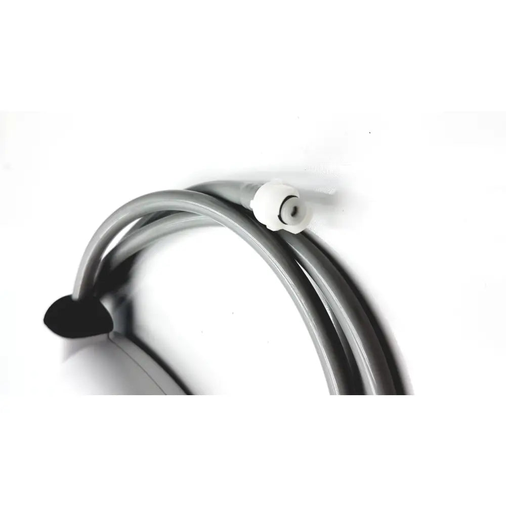 Gray coiled cable with white connector and black end cap for SunTech Medical Oscar 2 ambulatory blood pressure monitor system
