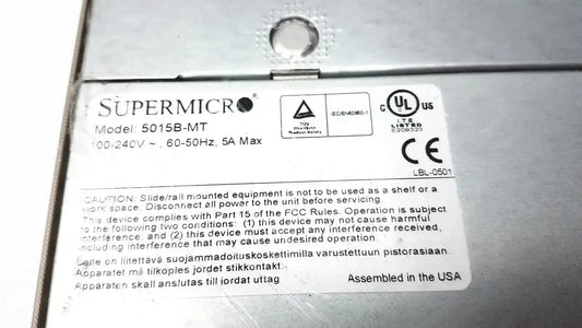Supermicro Super Micro 5015B-MT Super Server Server, as-is (for parts) product photo 2
