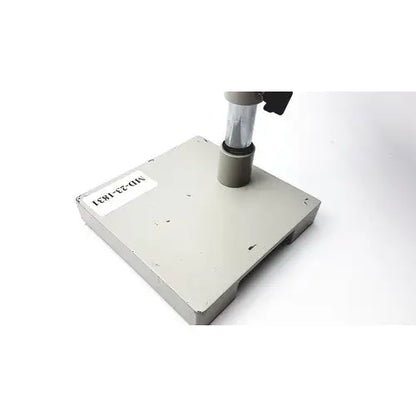 Gray metal microscope stand with cylindrical column and black adjustment knob for super widefield microscope eyepieces 23mm swh10x