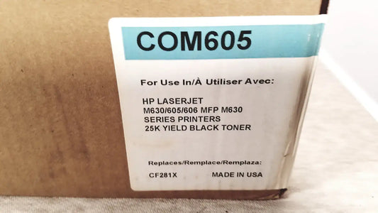Superior Toner Cartridge COM605 (CF281X) Black Toner - 25k Yield Toner Cartridge, second-hand product photo 2