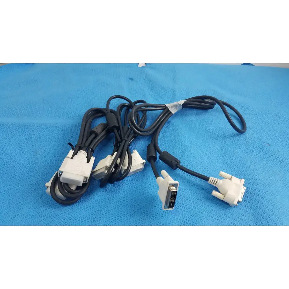 Reuse Medical Surgical Imaging DVI-D Male to Male Video Cable Lead - Lot of 3 Medical Cables & Cords, second-hand product photo 1