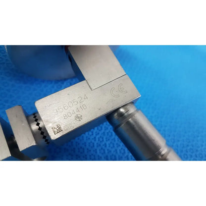 Silver metallic surgical snake flexarm with engraved serial numbers and ce marking for endoscope holder lot of 2