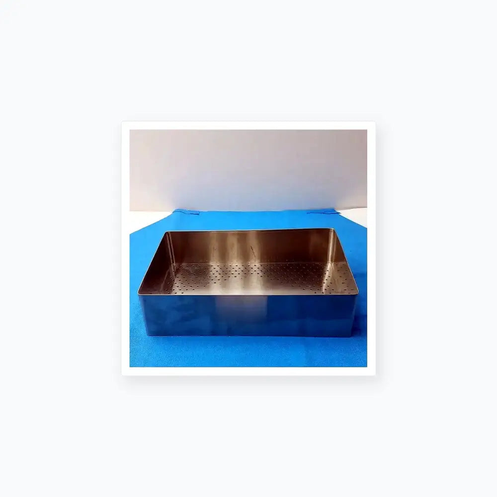 Unbranded Surgical Sterilizer Pan – Stainless Steel Medical Tray, Autoclave Safe, Used Sterilization Tray, second-hand product photo 1