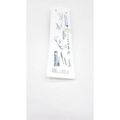 White plastic package containing a via-guard vascular suction set smk by smith & nephew in a box of 10 suction sets