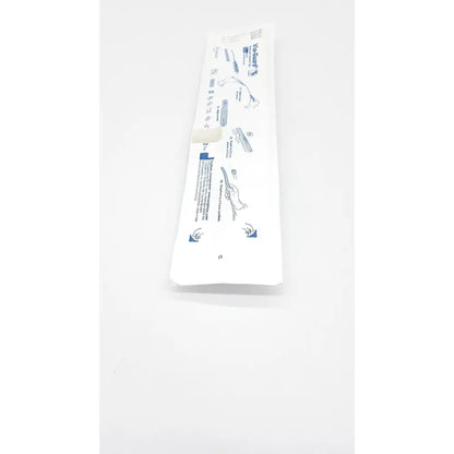 White plastic-wrapped sterile vac-guard catheter kit with blue printed instructions in surgimark via-guard suction set smk box