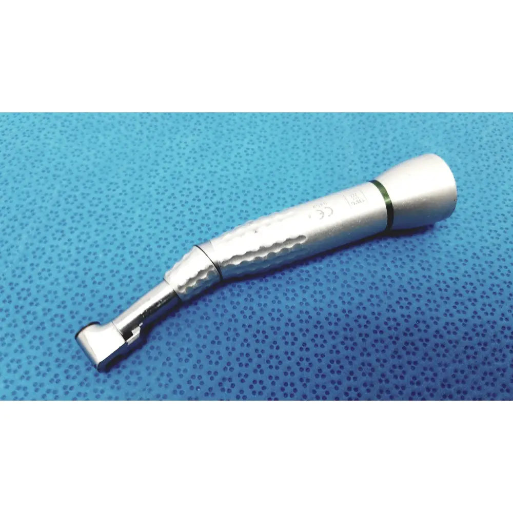 Silver SybronEndo 18:1 axxess spring-head handpiece with textured grip and black accent ring for dental use