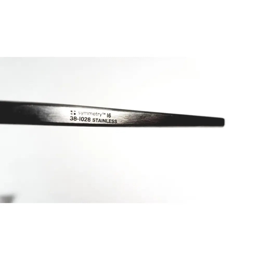 Black stainless steel dermal skin sharp surgical forceps symmetr y 16 and model 38-1028 skin sharp stainless instrument