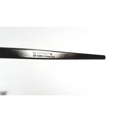 Black stainless steel dermal skin sharp surgical forceps symmetr y 16 and model 38-1028 skin sharp stainless instrument