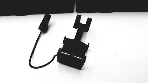 Black plastic car charger adapter with coiled cable for synectics digitrapper 4mb reuse medical device use