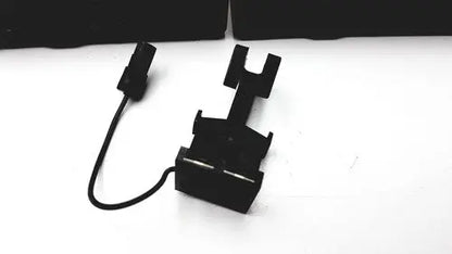 Black plastic car charger adapter with coiled cable for synectics digitrapper 4mb reuse medical device use