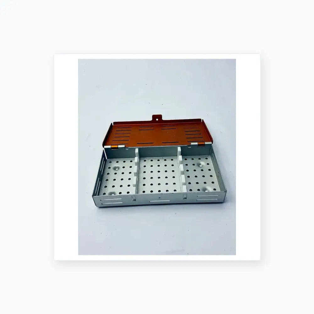 Reuse Medical Synovis Gem Precision Instrument Microtray Organizer Case Sterilization Trays & Cases, second-hand product photo 1