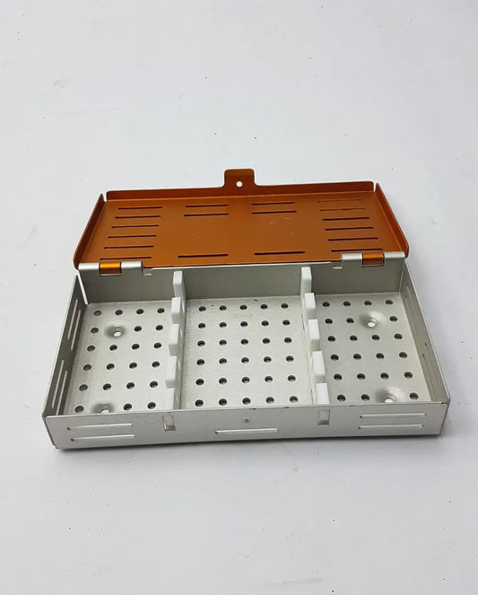 Reuse Medical Synovis Gem Precision Instrument Microtray Organizer Case Sterilization Trays & Cases, second-hand product photo 1
